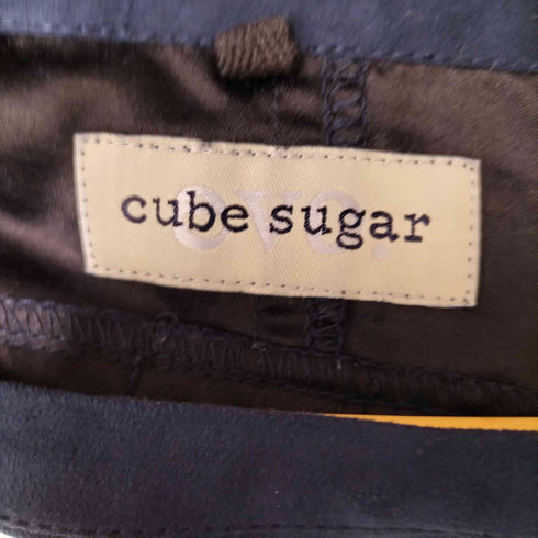 キューブシュガー CUBE SUGAR EVO フェイク スエード T- ブラウス オルテガ刺繍 レディース JPN:M